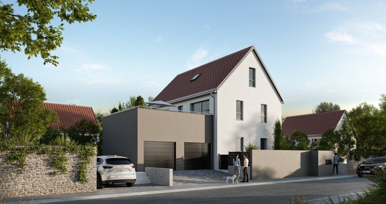 Achat / Vente appartement neuf Dossenheim-Kochersberg village prisée proche Strasbourg (67117) - Réf. 8434