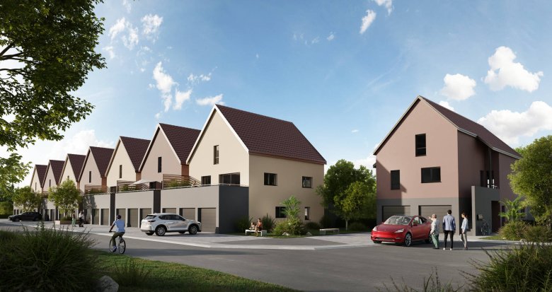 Achat / Vente appartement neuf Niederschaeffolsheim à 7 minutes de Brumath et d’Haguenau (67500) - Réf. 8377