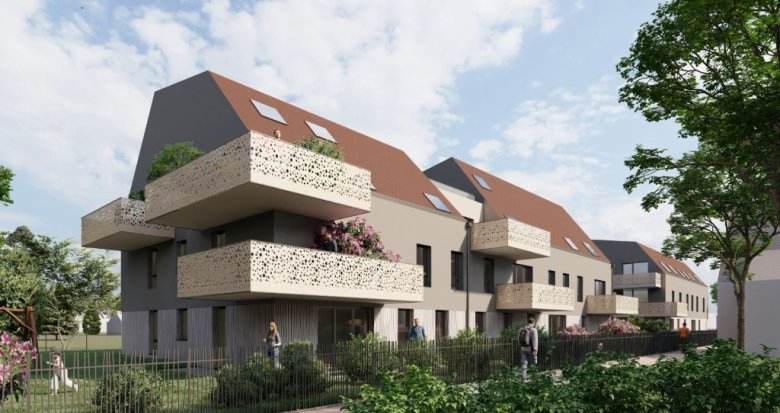 Achat / Vente appartement neuf Souffelweyersheim à moins de 200m du centre-ville (67460) - Réf. 9428